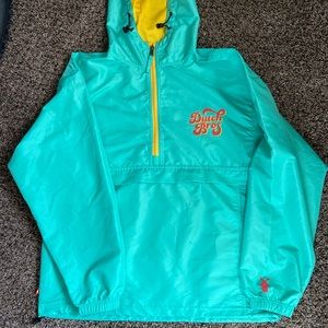 Dutch Bros Teal Rain Jacket